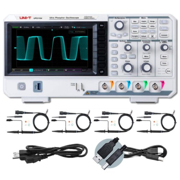 UNI-T UPO1104 100MHz 4Ch DSO Ultra Phosphor Digital Oscilloscope
