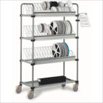 SMD Reel Rack - ESD SMT Storage Trolley with Wheels