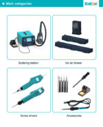 BAKON BK863 High-power high-end new 2 in 1 soldering station - Image 5